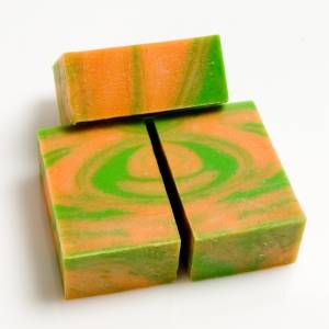 Green and OrangeSoap Bars