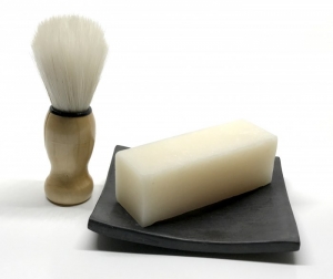 Jabón de afeitar artesano hecho a mano