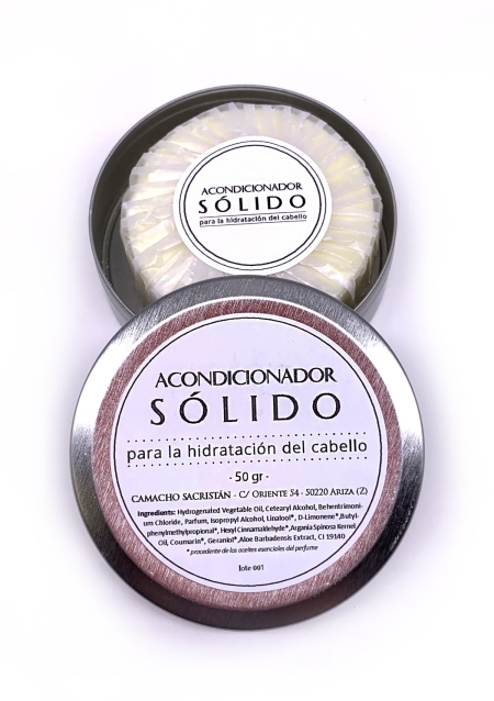 Acondicionador envuelta en plissé con lata