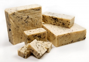 Natural Soap with Flowers